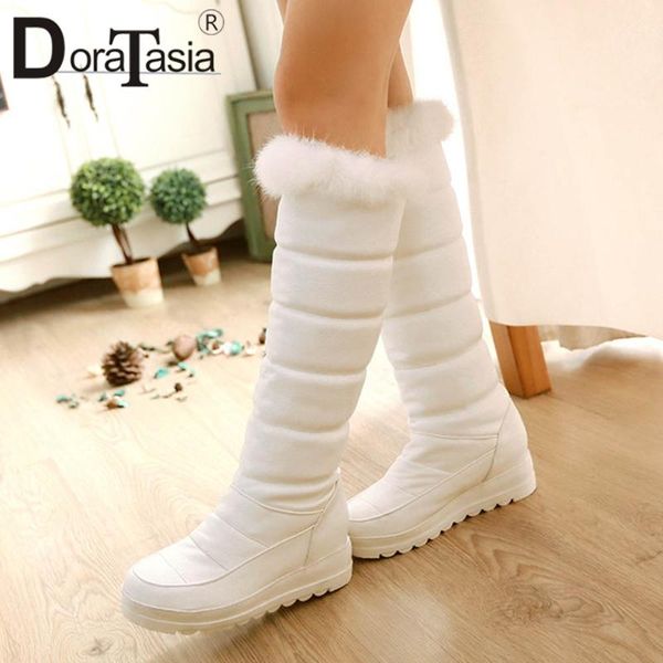 boots doratasia fashion female platform knee high winter warm fur outdoor women wedges heels plush shoes woman, Black
boots doratasia fashion female platform knee high winter warm fur outdoor women wedges heels plush shoes woman, Black