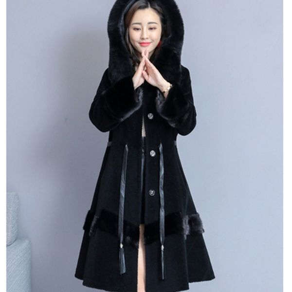 quality fur high coat from the fake female sheepskin collar shearling coats long winter women's clothing 2020 chaqueta mujer my3377 lk4, Black
quality fur high coat from the fake female sheepskin collar shearling coats long winter women's clothing 2020 chaqueta mujer my3377 lk4, Black