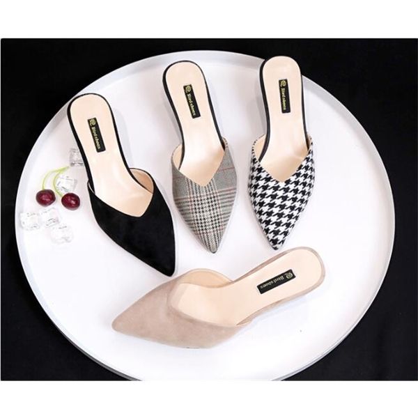 fashion mules women slippers med heel sandals summer slip on slides laid shoe women casual outdoor slipper y1120, Black
fashion mules women slippers med heel sandals summer slip on slides laid shoe women casual outdoor slipper y1120, Black