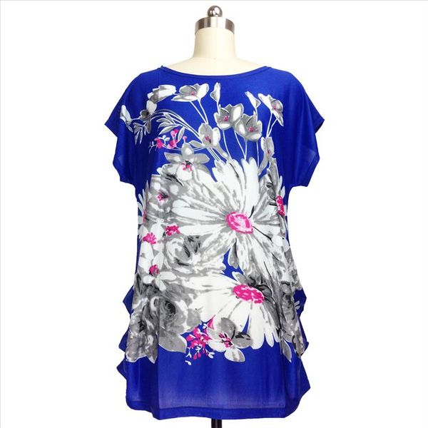 new 2020 spring summer women casual print short sleeve o neck amp; tees plus size loose t shirts tunic blue floral, White
new 2020 spring summer women casual print short sleeve o neck amp; tees plus size loose t shirts tunic blue floral, White