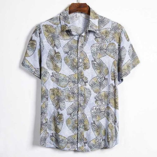 summer 2020 new men's shirt hawaiian flower series style features silk cotton short sleeve lapel shirt1, White;black
summer 2020 new men's shirt hawaiian flower series style features silk cotton short sleeve lapel shirt1, White;black