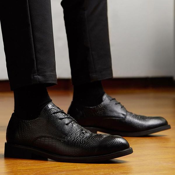men dress shoes formal business shoes men's casual genuine leather wedding party lace up men oxford big size 48, Black
men dress shoes formal business shoes men's casual genuine leather wedding party lace up men oxford big size 48, Black