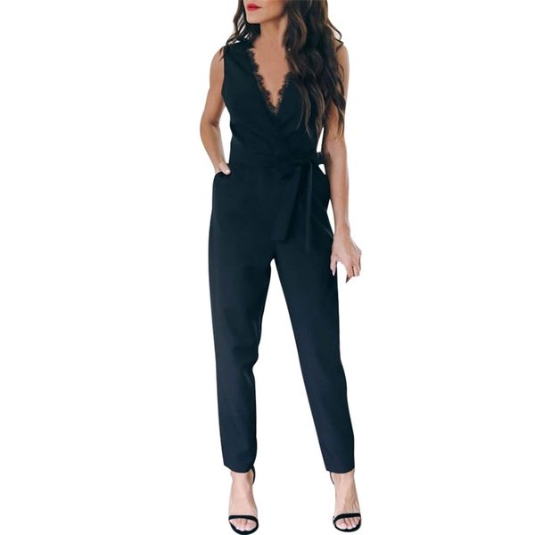 womail women sleeveless v neck pocket lace up long jumpsuit overalls body suit white causal rompers summer black y200422, Black;white
womail women sleeveless v neck pocket lace up long jumpsuit overalls body suit white causal rompers summer black y200422, Black;white