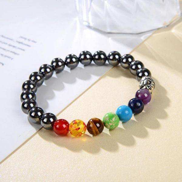 classic chakra energy bracelet 8mm hematite natural stone beads bracelets for women men rope yoga prayer lucky gifts 18cm b413, Golden;silver
classic chakra energy bracelet 8mm hematite natural stone beads bracelets for women men rope yoga prayer lucky gifts 18cm b413, Golden;silver