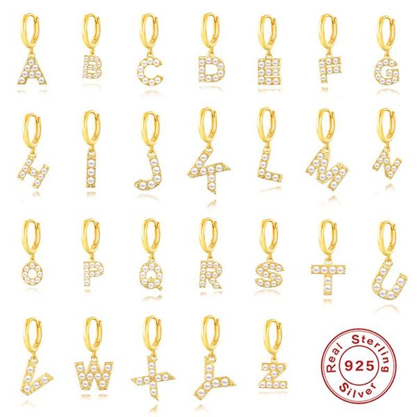 1ps 925 sterling silver cute initial 26 letters puncture piercing hoop earring pearl earrings for women alphabet earring jewelry, Golden;silver
1ps 925 sterling silver cute initial 26 letters puncture piercing hoop earring pearl earrings for women alphabet earring jewelry, Golden;silver