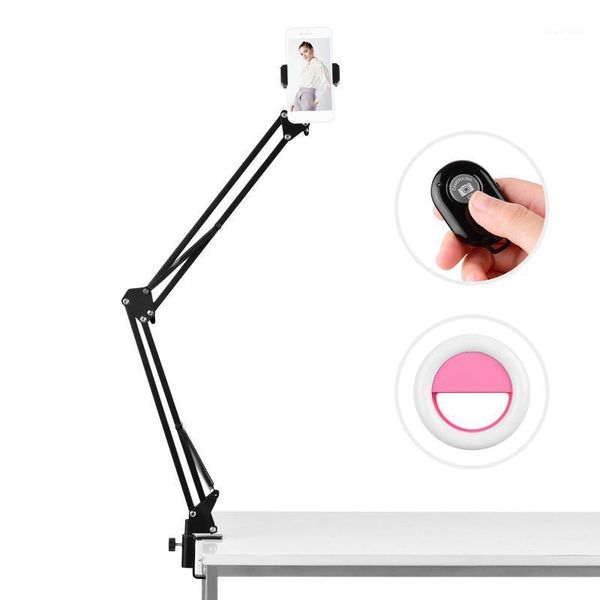 andoer adjustable metal stand suspension scissor arm bracket + phone holder + ballhead adapter mini led light remote control1
andoer adjustable metal stand suspension scissor arm bracket + phone holder + ballhead adapter mini led light remote control1