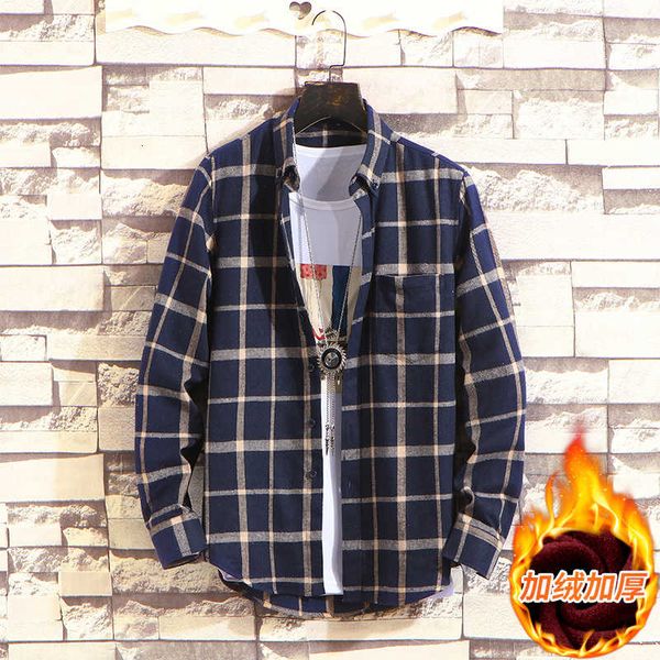 autumn winter 2020 plaid thermal plush and thickened men's leisure business shirt trend, White;black
autumn winter 2020 plaid thermal plush and thickened men's leisure business shirt trend, White;black