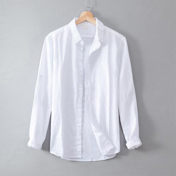 men's casual shirts classic mens solid white linen shirt pure long sleeve summer slim retro streetwear clothing s-4xl, White;black
men's casual shirts classic mens solid white linen shirt pure long sleeve summer slim retro streetwear clothing s-4xl, White;black