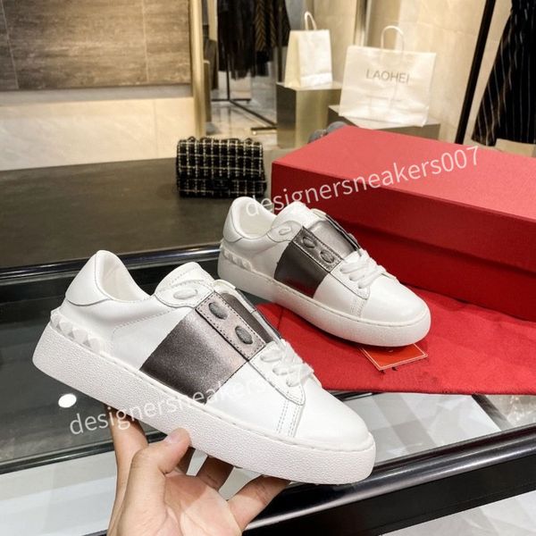 2021fashion mens women leather breathable shoes open low sports sneakers yh200906, Black
2021fashion mens women leather breathable shoes open low sports sneakers yh200906, Black
