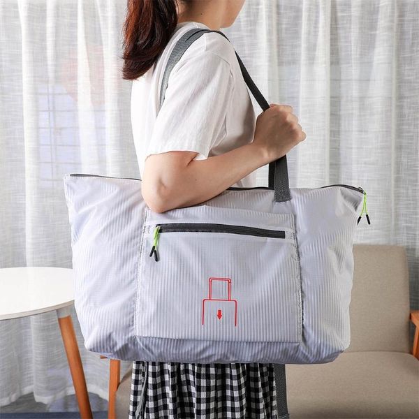 foldable travel duffel bag for airlines tote carry on luggage sport weekender y3ne