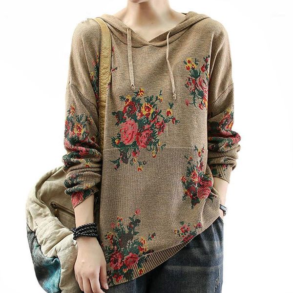2020 autumn chinese style ladies loose streetwear womens casual floral sweaters female printed hooded knitted pullovers sweterek1, White;black
2020 autumn chinese style ladies loose streetwear womens casual floral sweaters female printed hooded knitted pullovers sweterek1, White;black