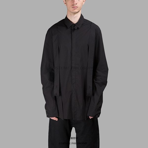 2021 Self-made New Men's Black Classic Shirts Belts Back Design Loose Casual Jacket. S-6xl!! XM2I
2021 Self-made New Men's Black Classic Shirts Belts Back Design Loose Casual Jacket. S-6xl!! XM2I