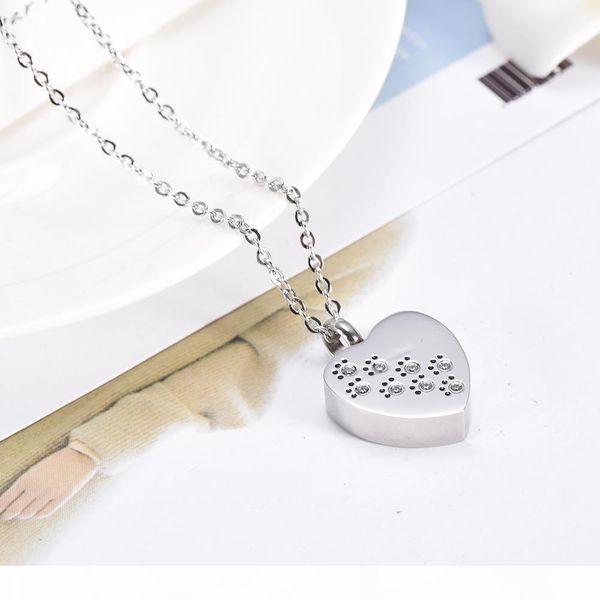 heart keepsake print with crystal in my heart pet cremation pendant dog urn necklace memorial ashes urn jewelry, Silver
heart keepsake print with crystal in my heart pet cremation pendant dog urn necklace memorial ashes urn jewelry, Silver
