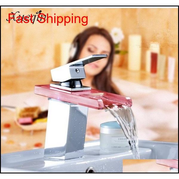 led color changes glass waterfall basin faucet bathroom bath tub single handle sink mixer tap kitchen water fauc qyllqb yh_pack
led color changes glass waterfall basin faucet bathroom bath tub single handle sink mixer tap kitchen water fauc qyllqb yh_pack