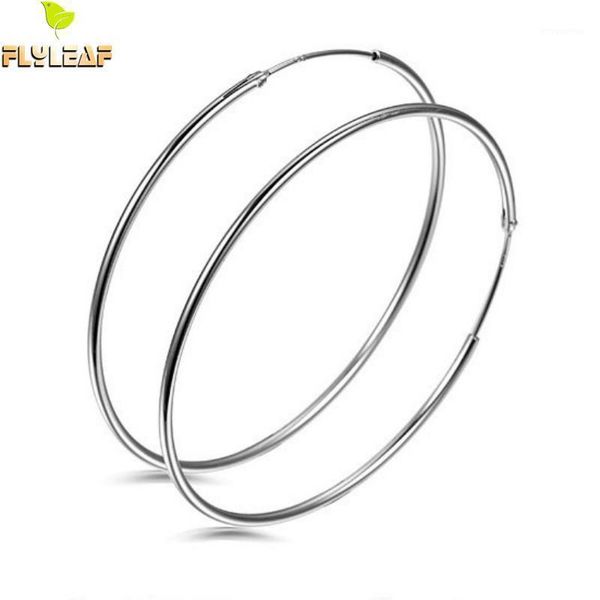 925 Sterling Silver Exaggeration Big Hoop Earrings For Women Simple Personality Lady Girl Gift Fine Jewelry Flyleaf1, Golden;silver
925 Sterling Silver Exaggeration Big Hoop Earrings For Women Simple Personality Lady Girl Gift Fine Jewelry Flyleaf1, Golden;silver