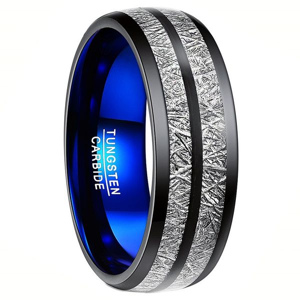 nuncad brand tungsten carbide carbide ring 8 мм ширина с шириной черный синий купол двойной пазы inlaid имитируют метеоритные вольфрамовые к, Silver
nuncad brand tungsten carbide carbide ring 8 мм ширина с шириной черный синий купол двойной пазы inlaid имитируют метеоритные вольфрамовые к, Silver