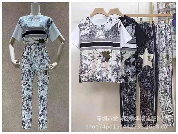 2022 factory wholesale new summer d family printed casual short sleeved t-shirt pants two piece set women sa3j gpsd, Gray
2022 factory wholesale new summer d family printed casual short sleeved t-shirt pants two piece set women sa3j gpsd, Gray