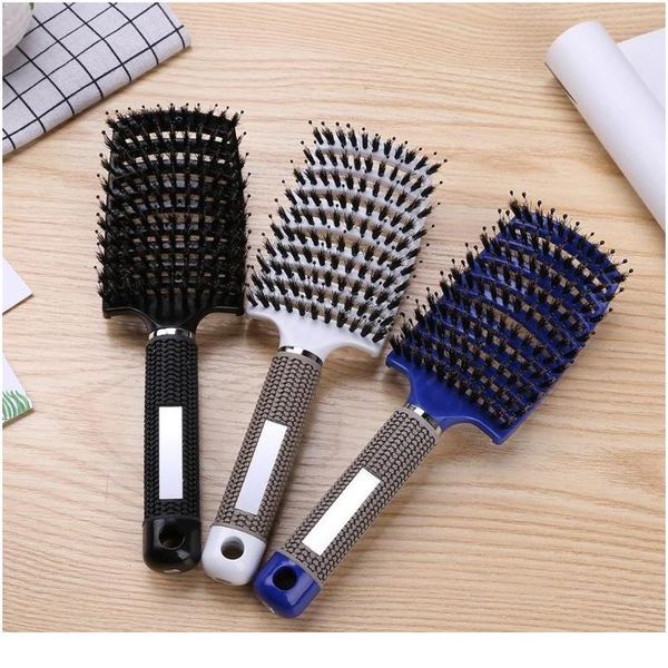 professional women hair scalp comb anti-static straight curly hair styling brush salon scalp massage comb with jlluwe, Silver
professional women hair scalp comb anti-static straight curly hair styling brush salon scalp massage comb with jlluwe, Silver