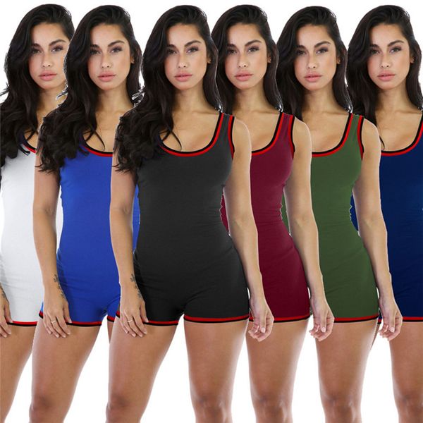 women jumpsuit sleeveless rompers summer solid color bodycon short jumpsuit fashion bodysuit s-2xl suspenders dhl 4448, Black;white
women jumpsuit sleeveless rompers summer solid color bodycon short jumpsuit fashion bodysuit s-2xl suspenders dhl 4448, Black;white