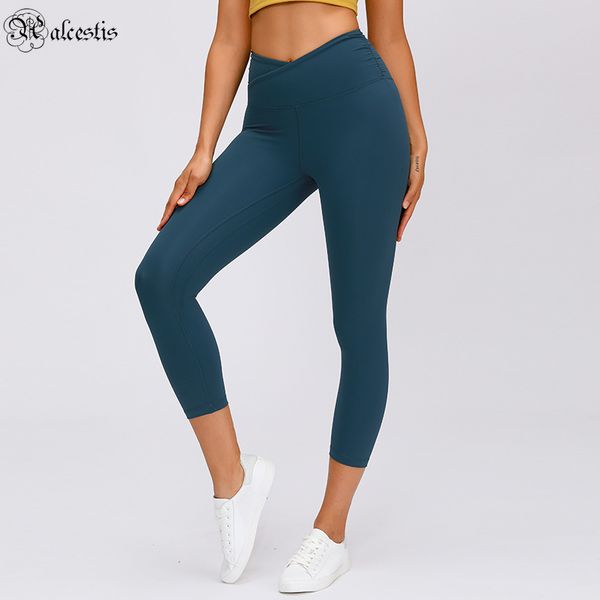 2021 new waist cross yoga pants female side waist folds high waist hip-lifting sports cropped pants spring and summer, White;red
2021 new waist cross yoga pants female side waist folds high waist hip-lifting sports cropped pants spring and summer, White;red