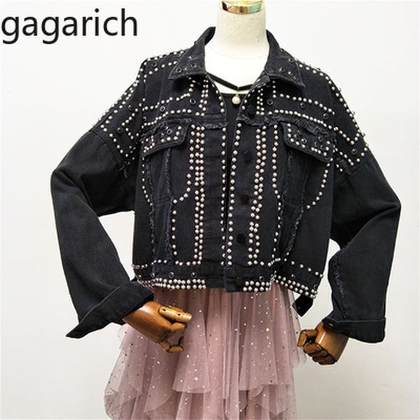 gagarich autumn women harajuku red denim jacket coat heavy hand beaded rivet short black jeans jacket student basic coats outfit lj200813, Black;brown
gagarich autumn women harajuku red denim jacket coat heavy hand beaded rivet short black jeans jacket student basic coats outfit lj200813, Black;brown