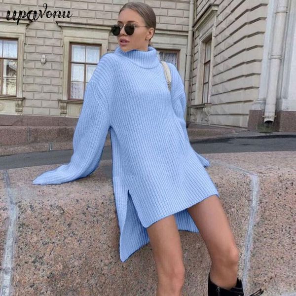women's sweaters high neck long sleeve loose sweater dress women 2021 fall casual solid color christmas party knitted, White;black
women's sweaters high neck long sleeve loose sweater dress women 2021 fall casual solid color christmas party knitted, White;black
