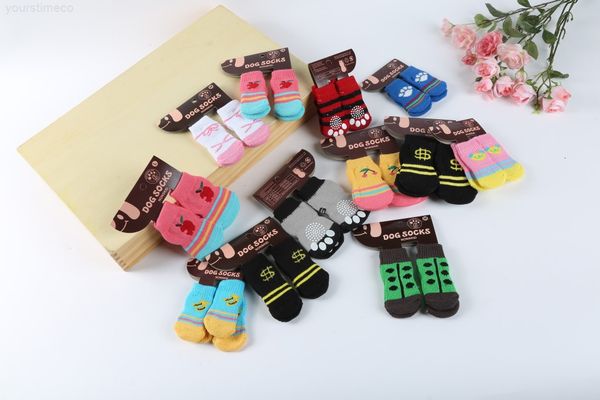 socks pet dog for warm winter cute puppy dogs soft cotton anti-slip knit weave sock skid bottom cat clothes 4pcs/set
socks pet dog for warm winter cute puppy dogs soft cotton anti-slip knit weave sock skid bottom cat clothes 4pcs/set
