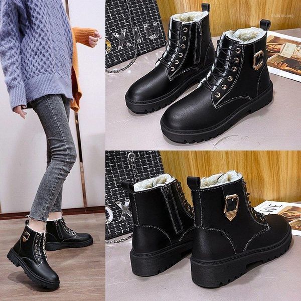 plus velvet boots female autumn and winter new british style thin skinny boots students warm cotton shoes children1, Black
plus velvet boots female autumn and winter new british style thin skinny boots students warm cotton shoes children1, Black