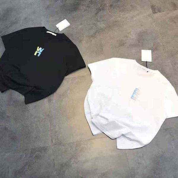 2022 factory wholesale new high version spring summer fashion wangjia foam color stereo letters simple and fresh lovers short sleeves, White
2022 factory wholesale new high version spring summer fashion wangjia foam color stereo letters simple and fresh lovers short sleeves, White