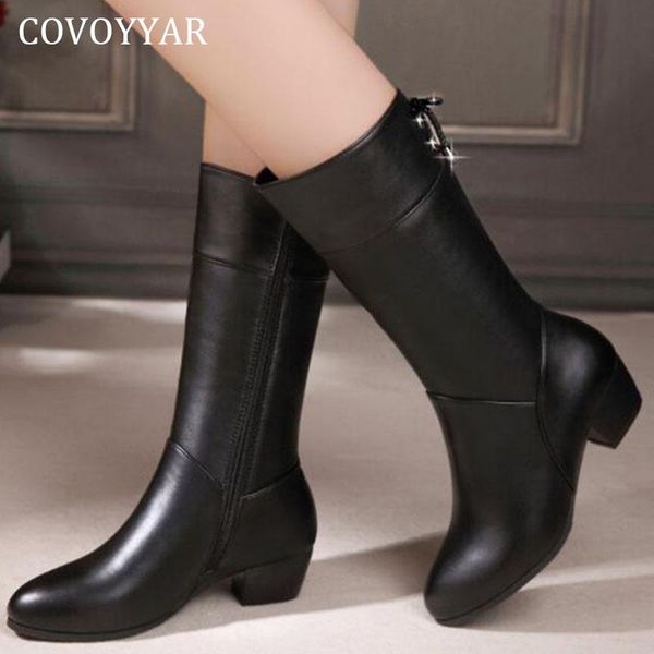 boots covoyyar black mid-calf women winter classic shoes soft pu leather thick heel riding plus size 42 wbs4087
boots covoyyar black mid-calf women winter classic shoes soft pu leather thick heel riding plus size 42 wbs4087