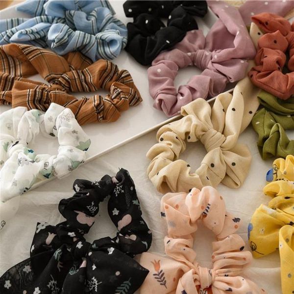women hair ties scarf plaid stripe hairbands chiffon long bow ponytail holder elastic ribbon hairbands accessories flower dots, Slivery;white
women hair ties scarf plaid stripe hairbands chiffon long bow ponytail holder elastic ribbon hairbands accessories flower dots, Slivery;white