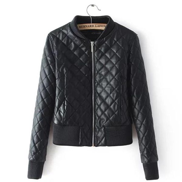 new european ladies women faux soft leather baseball jacket autumn winter pu zippers motorcycle outerwear brief paragraph coat, Black;brown
new european ladies women faux soft leather baseball jacket autumn winter pu zippers motorcycle outerwear brief paragraph coat, Black;brown