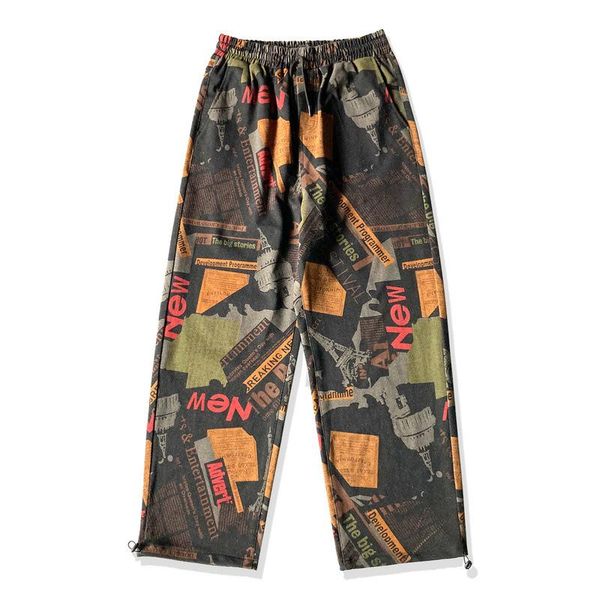 men's pants brand printed men fashion high street sports trousers hip hop quality sweatpants foot mouth drawstring design, Black
men's pants brand printed men fashion high street sports trousers hip hop quality sweatpants foot mouth drawstring design, Black
