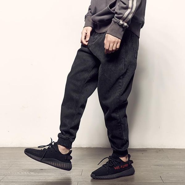 men's jeans fashion streetwear men black color plus size 28-42 loose fit spliced designer cargo pants hip hop jogger wide leg trousers, Blue
men's jeans fashion streetwear men black color plus size 28-42 loose fit spliced designer cargo pants hip hop jogger wide leg trousers, Blue