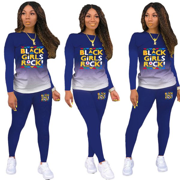 женщины конструктор tracksuit градиент цвета футболки блузы брюки outfit двухкусочный наборы black girls rock letters printed спортивный кос, White
женщины конструктор tracksuit градиент цвета футболки блузы брюки outfit двухкусочный наборы black girls rock letters printed спортивный кос, White