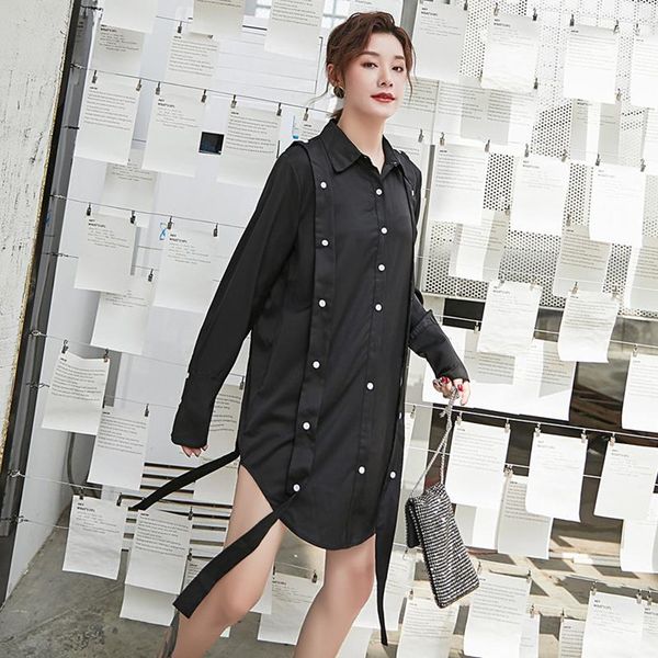 2021 female fashion spring detachable ribbon button sleeve chiffon blouse vintage black shirts long r6il, White
2021 female fashion spring detachable ribbon button sleeve chiffon blouse vintage black shirts long r6il, White