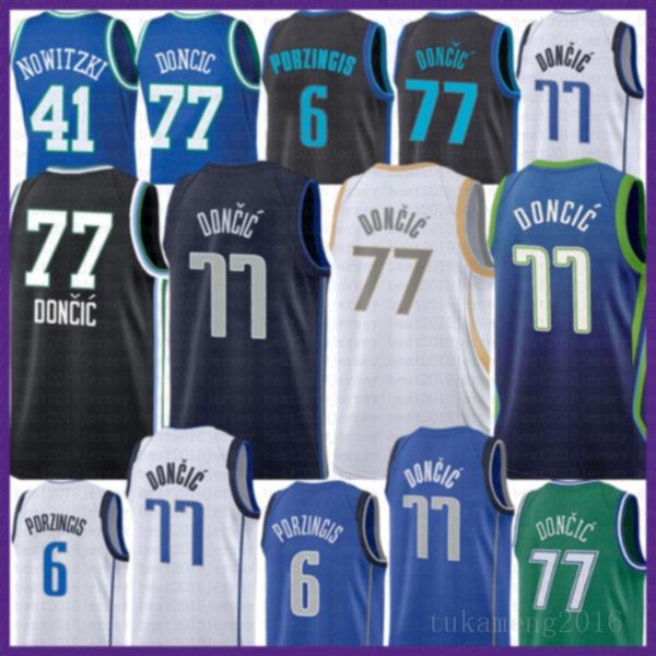 2021 new luka basketball jersey 77 doncic mens kristaps 6 porzingis mesh retro dirk 41 nowitzki youth kids purple, Black;red
2021 new luka basketball jersey 77 doncic mens kristaps 6 porzingis mesh retro dirk 41 nowitzki youth kids purple, Black;red