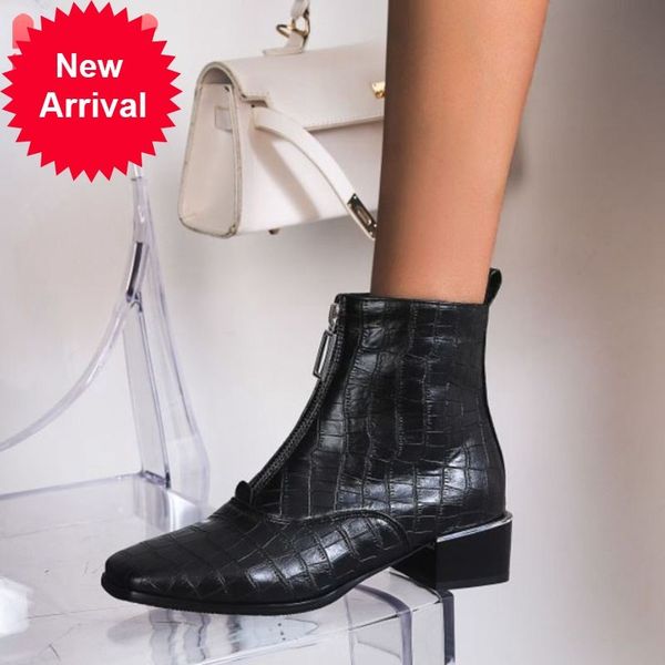 plus size 34-48 female ankle fashion zipper high heels winter warm woman short boots office lady shoes, Black
plus size 34-48 female ankle fashion zipper high heels winter warm woman short boots office lady shoes, Black
