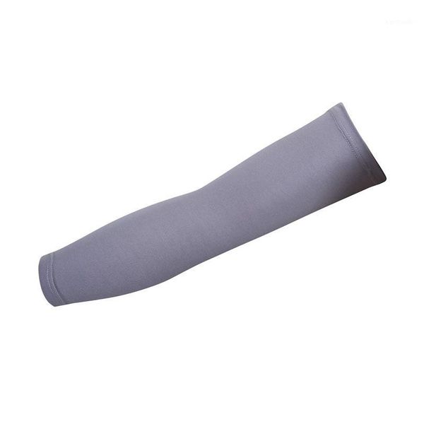 dropshipping anti slip basketball shooting stretch arm sleeves warmers uv protection bicycle cycling bike arm warmers men1, Black;gray