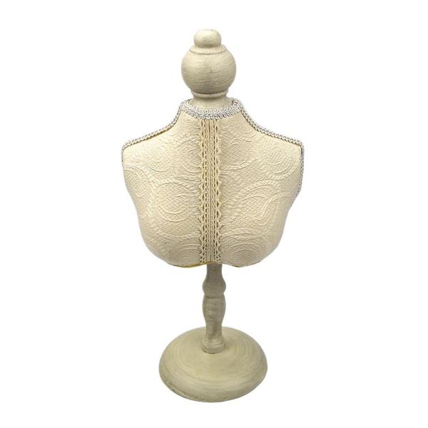 14'' elegant necklace display mannequin bust fabric chokers holder stand beige, Pink;blue
14'' elegant necklace display mannequin bust fabric chokers holder stand beige, Pink;blue