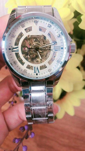 tm watch new men fashion mechanical automatic gold watch folding clasp watches water resistant man three stitches watch wristwatches gift, Slivery;brown
tm watch new men fashion mechanical automatic gold watch folding clasp watches water resistant man three stitches watch wristwatches gift, Slivery;brown
