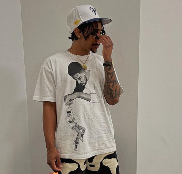 men's t-shirts high street vintage white short sleeve t-shirt men's american loose national fashion half sleeve ins fashion brand, White;black
men's t-shirts high street vintage white short sleeve t-shirt men's american loose national fashion half sleeve ins fashion brand, White;black