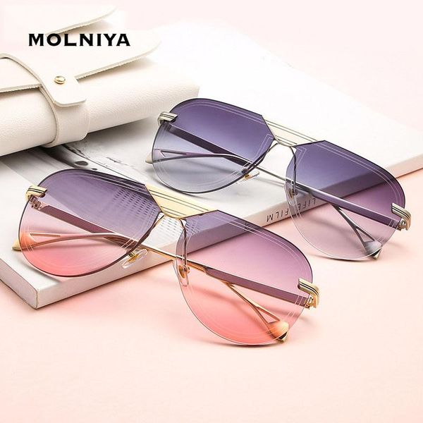 sunglasses vintage rimless alloy aviation pilot men 2021 brand gradient sun glasses female metal oval shades black uv400, White;black
sunglasses vintage rimless alloy aviation pilot men 2021 brand gradient sun glasses female metal oval shades black uv400, White;black
