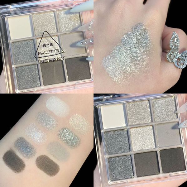 smoky makeup eyeshadow decay city pearlescent matte gray eye shadows palette waterproof nine grid dark style pigments makeup
smoky makeup eyeshadow decay city pearlescent matte gray eye shadows palette waterproof nine grid dark style pigments makeup