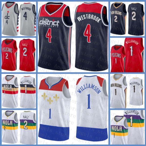 zion 1 williamson lonzo 2 ball russell 4 westbrook washington wizards new 2021 orleans pelicans basketball jersey blue, Black;red
zion 1 williamson lonzo 2 ball russell 4 westbrook washington wizards new 2021 orleans pelicans basketball jersey blue, Black;red