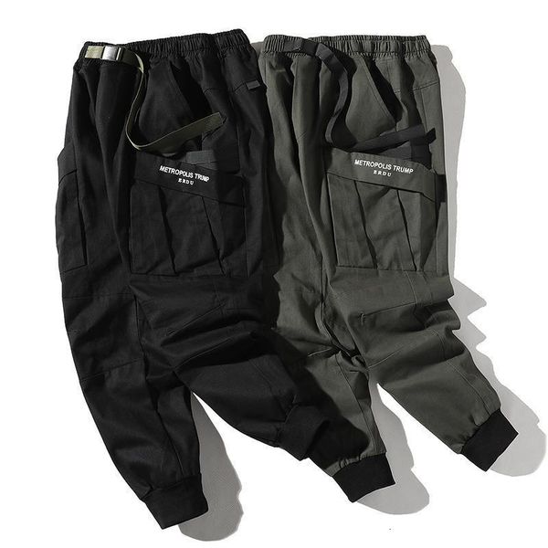 man pants new fashion streetwear stitching color joggers hip hop long pants men elastic waist cargo pants men, Black
man pants new fashion streetwear stitching color joggers hip hop long pants men elastic waist cargo pants men, Black