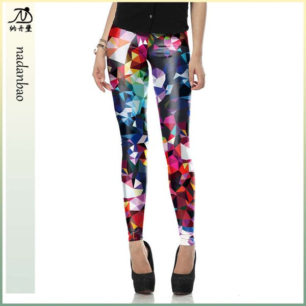 digital color geometric printing leggings women's pencil pants kdk1491, Black
digital color geometric printing leggings women's pencil pants kdk1491, Black
