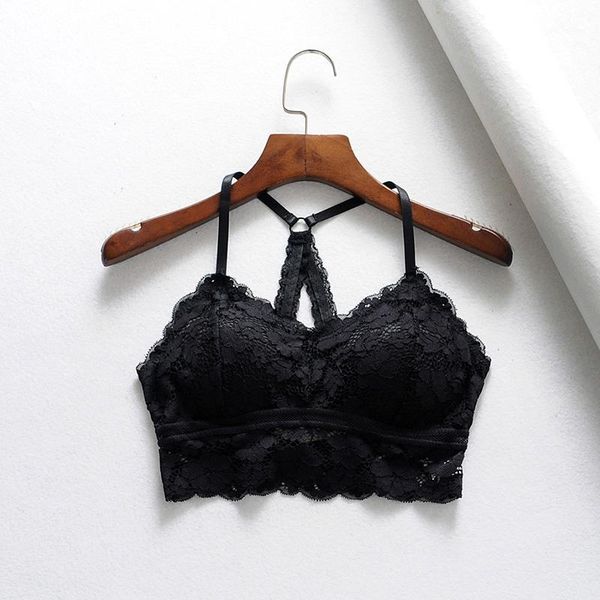 women lace wireless fitness seamless underwear beauty back push up bras cross strap back bra1, White
women lace wireless fitness seamless underwear beauty back push up bras cross strap back bra1, White