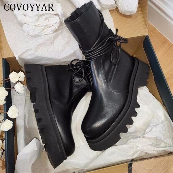 boots covoyyar platform women black thick sole ankle wrap lady booties autumn punk fashion shoes wbs4081
boots covoyyar platform women black thick sole ankle wrap lady booties autumn punk fashion shoes wbs4081