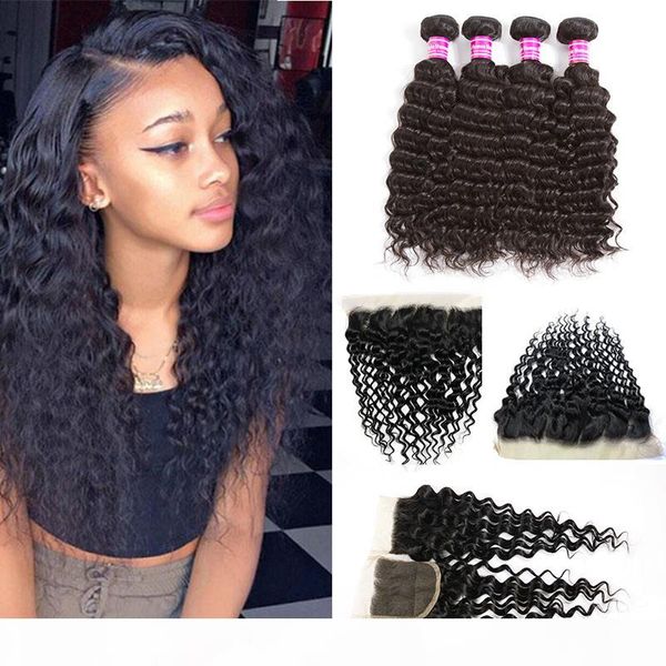 price brazilian virgin hair deep wave remy human hair weave bundles with lace closure frontal peruvian indian malaysian hair extension, Black
price brazilian virgin hair deep wave remy human hair weave bundles with lace closure frontal peruvian indian malaysian hair extension, Black